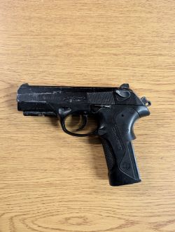black replica handgun