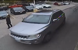 Silver SUV
