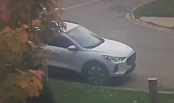 Silver SUV