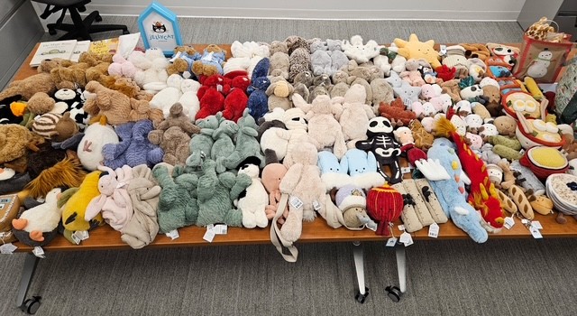 Recovered stolen stuffed toys