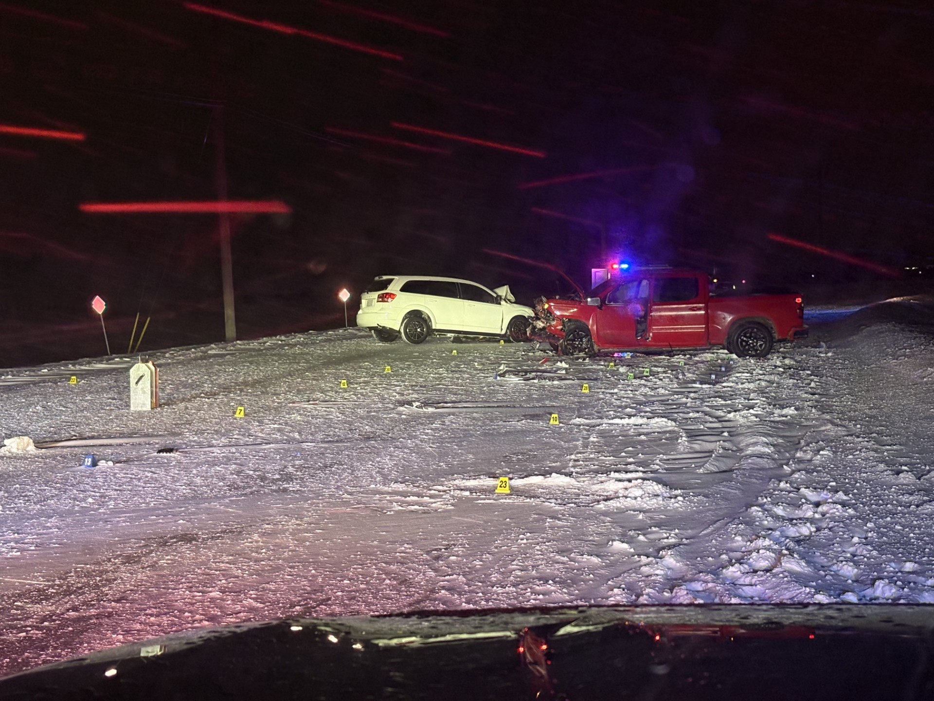 Two-vehicle collision