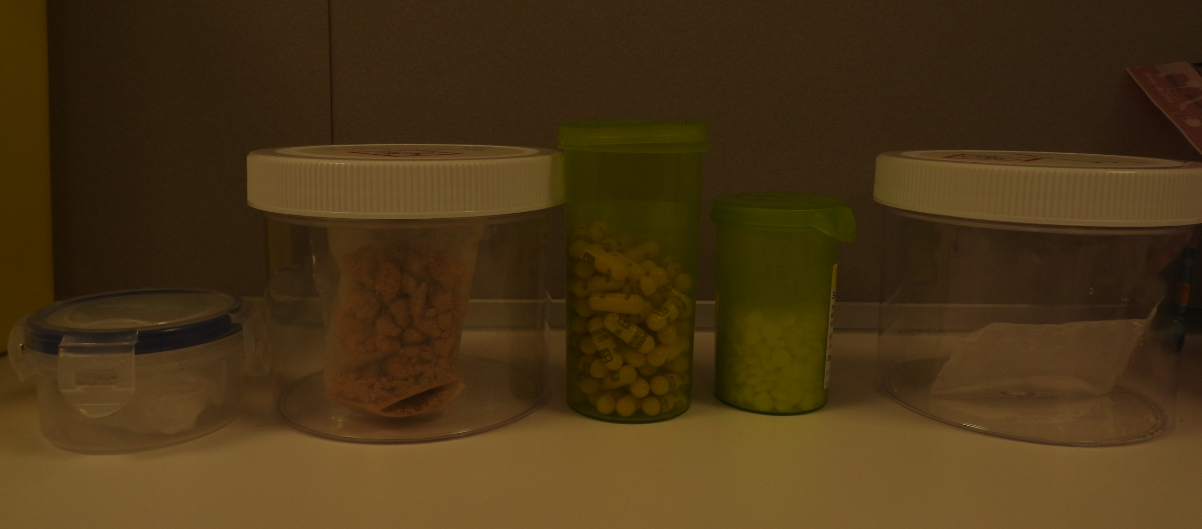 Seized drugs