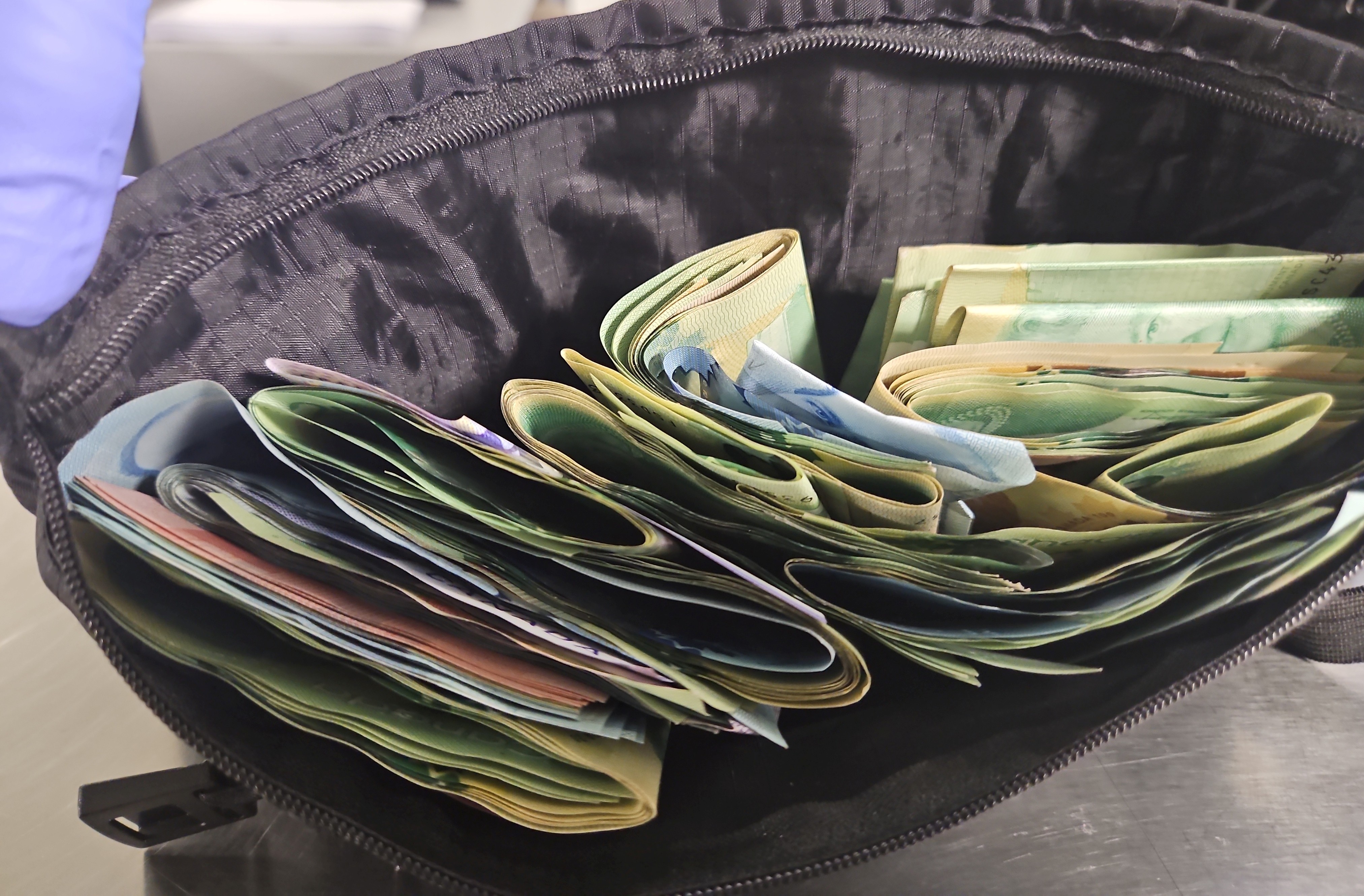 seized cash