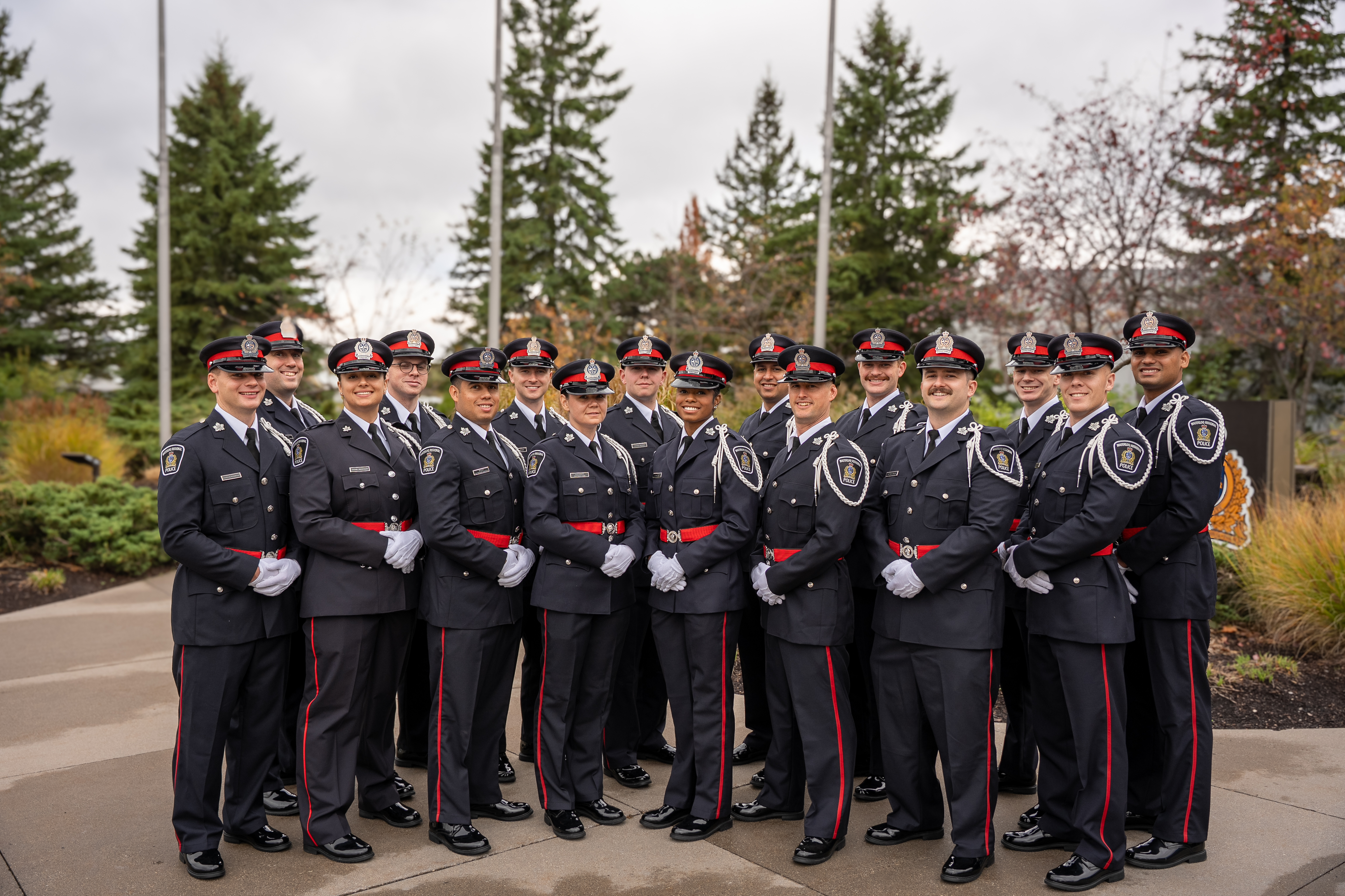 Sixteen new officers