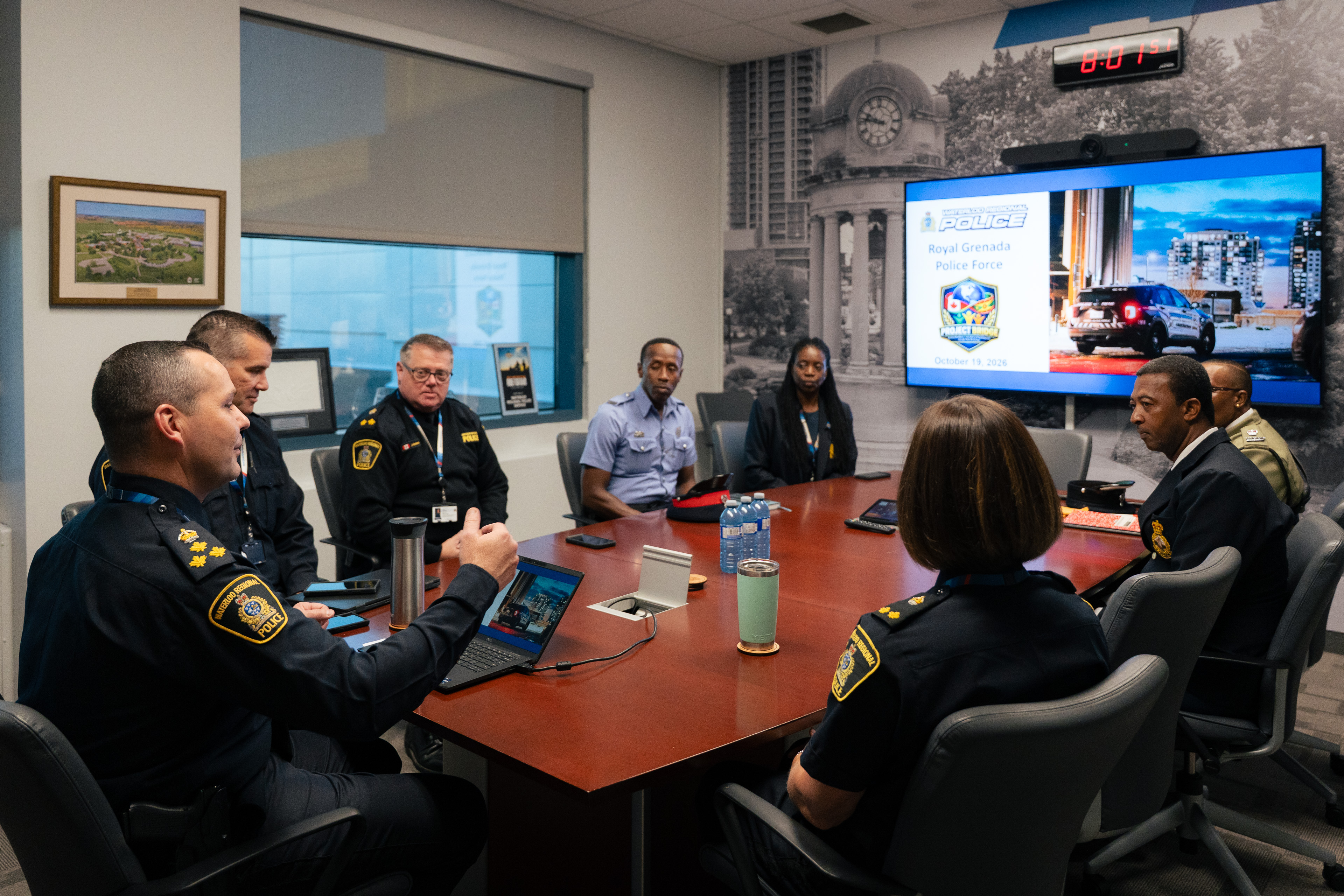 The Waterloo Regional Police Service is welcoming members of the Royal Grenada Police Force (RGPF) to Waterloo Region from October 19, 2026, to October 21, 2026.