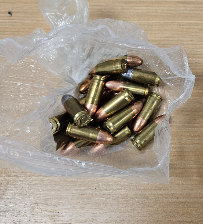 Seized ammunition