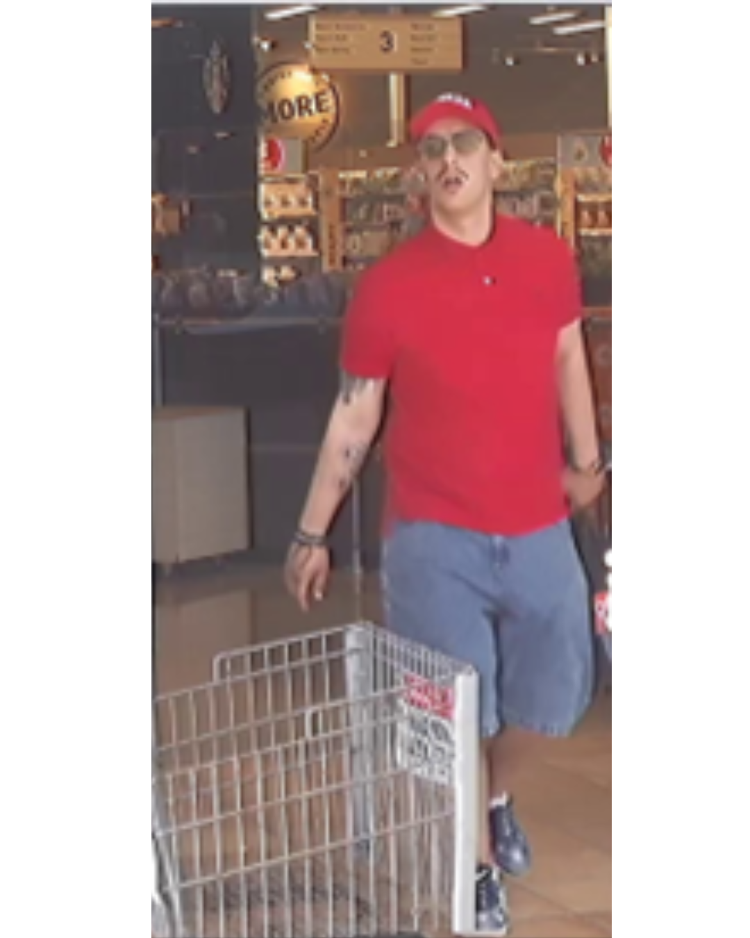 Investigators would like to identify and speak to the individual pictured below in connection to these incidents.