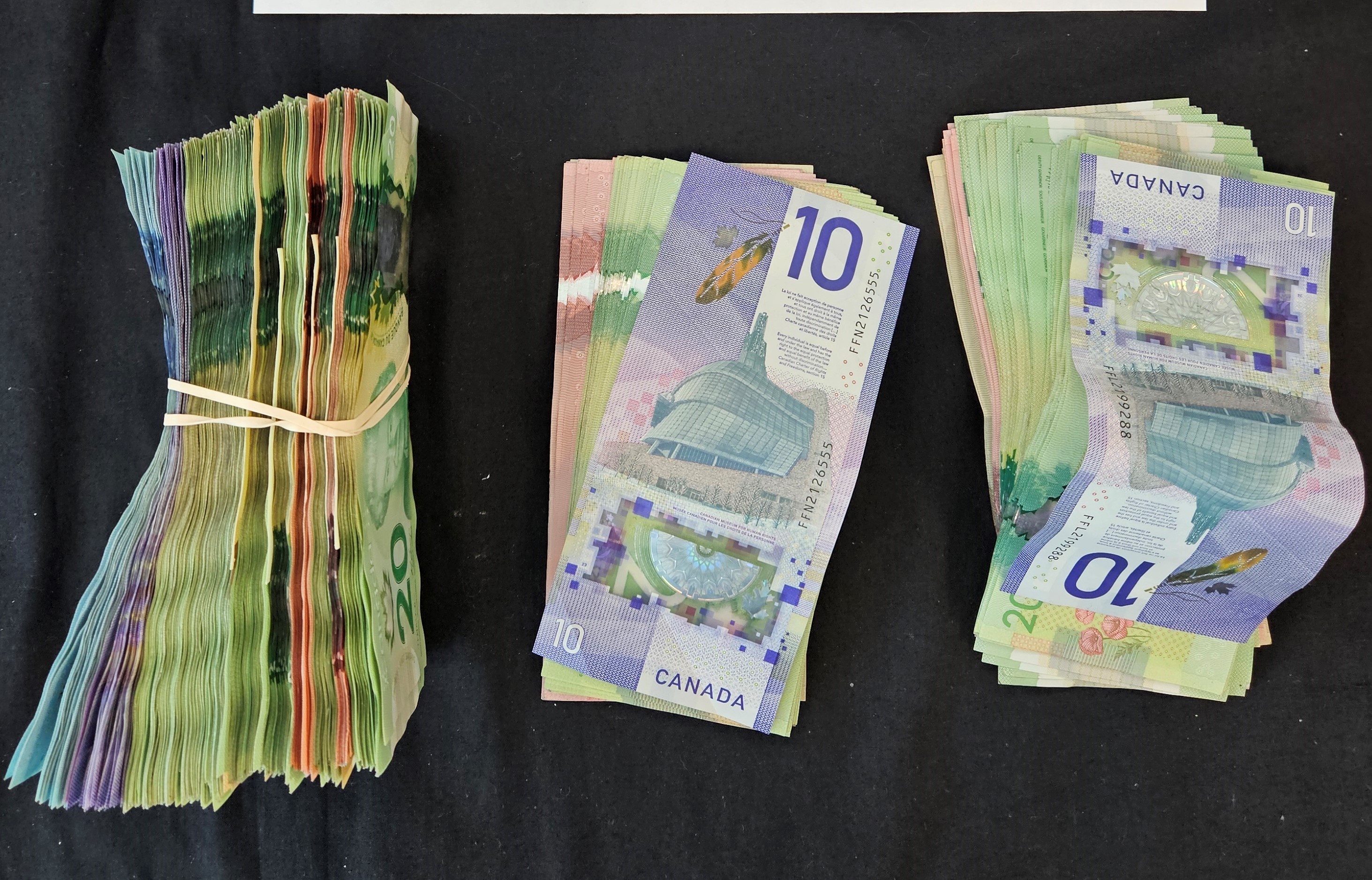 Seized currency