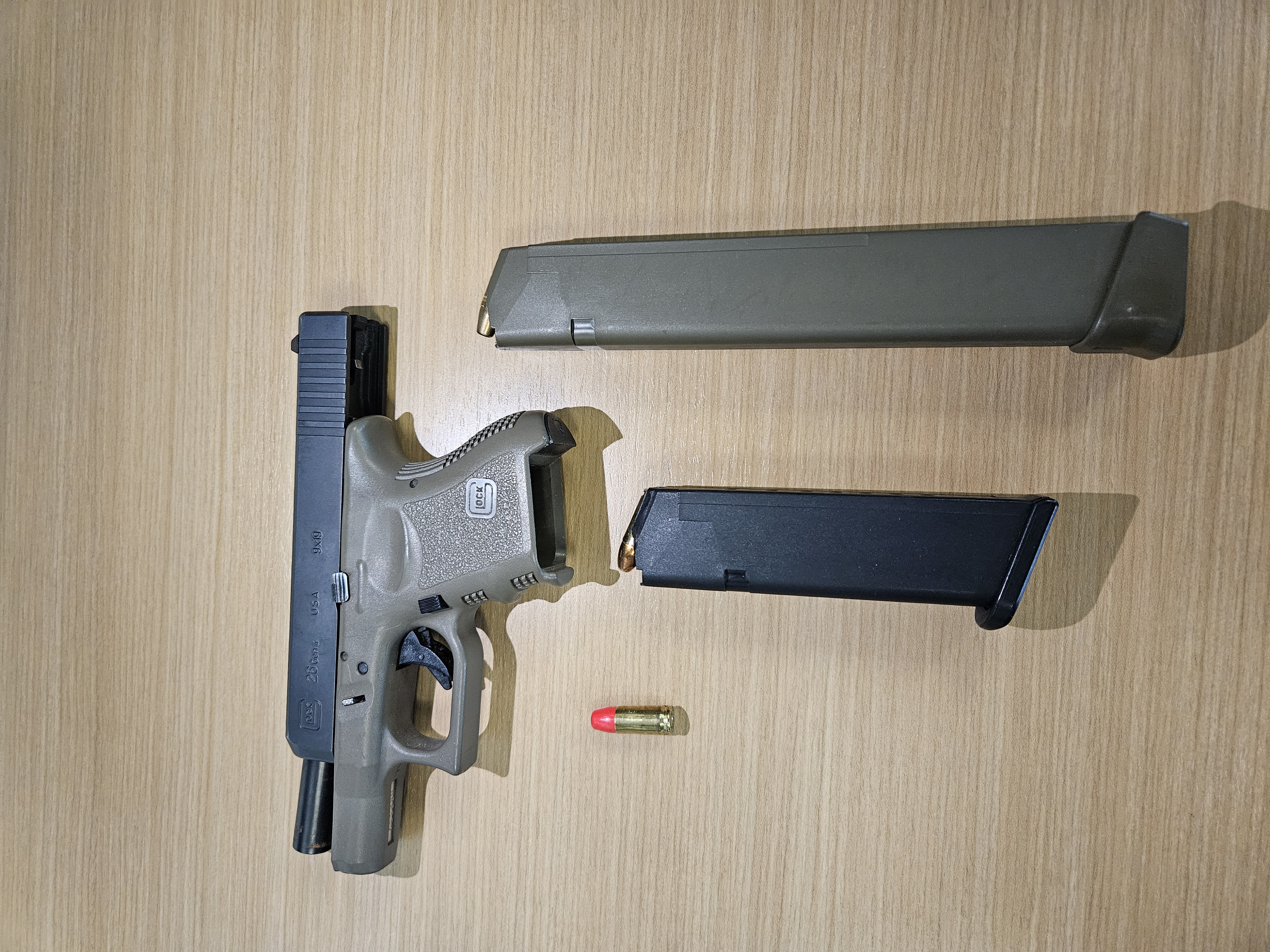 Seized firearm