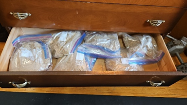  Investigators completed a search warrant at a residence in Mississauga and seized suspected ibogaine, along with several other powders, liquids, and capsules.
