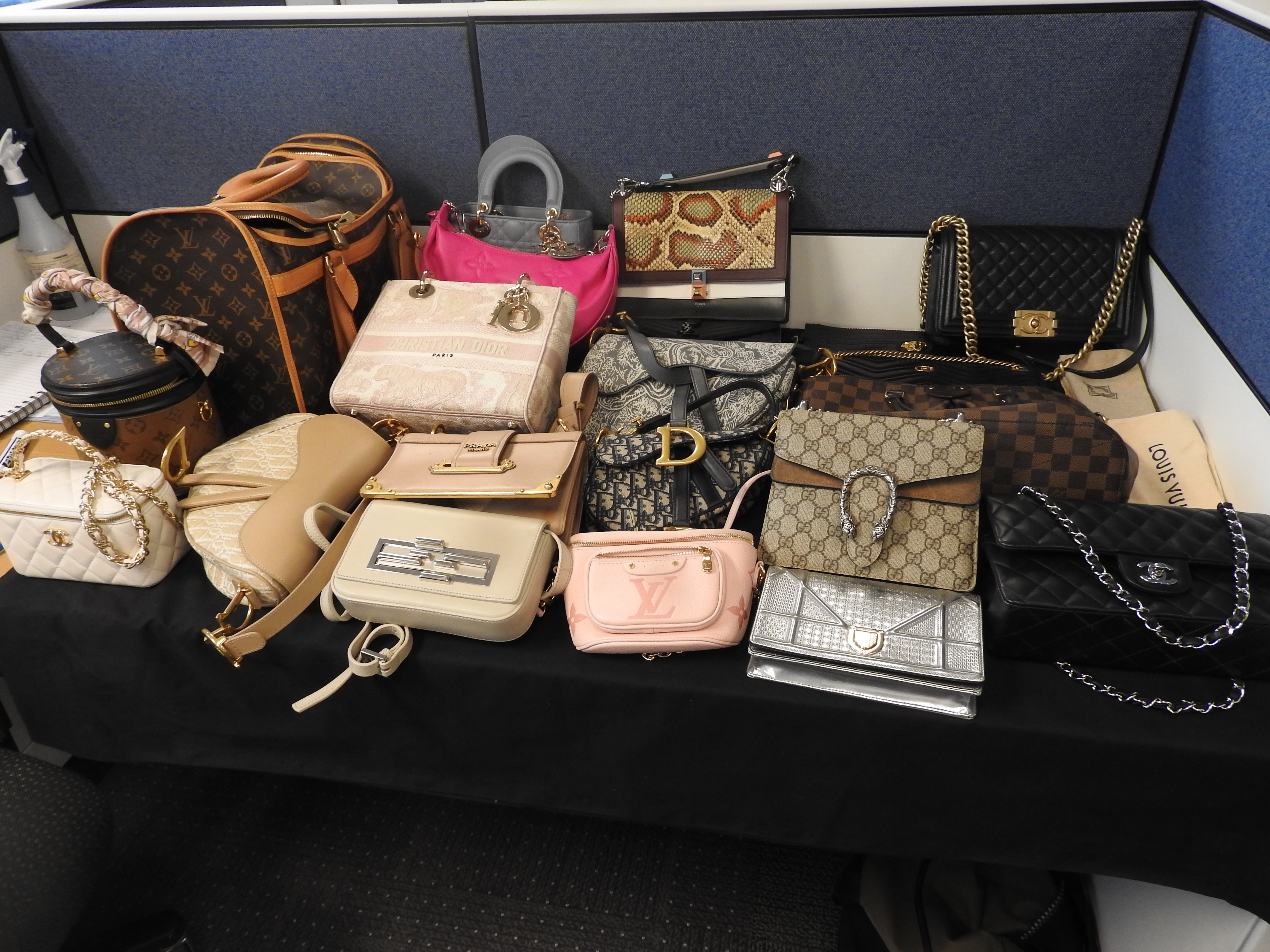 seized handbags