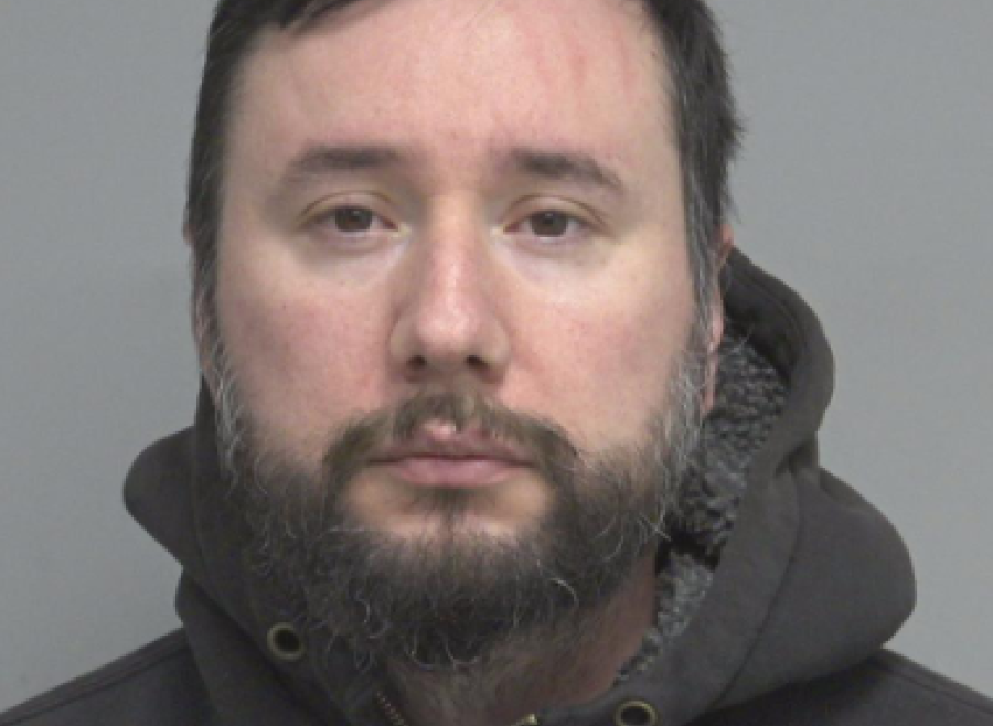White male, beard, brown short hair