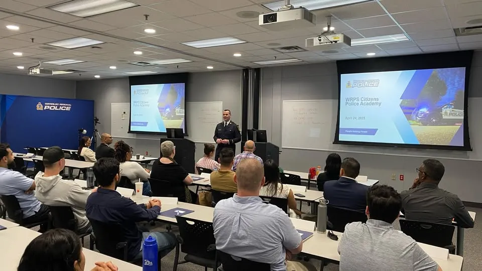Citizens Police Academy in Classroom